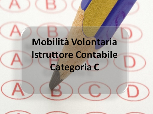 Mobilità per n. 2 posti con profilo professionale di Istruttore Contabile "Categoria C" - Nomina Commissione